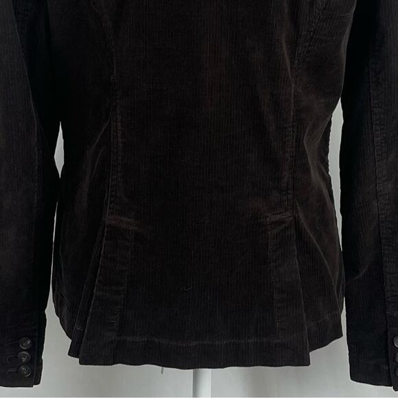 Cabi Dark Brown Corduroy Academia Prep Blazer Jacket NWOT Size M - Picture 7 of 13